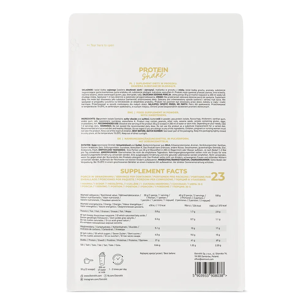 OSTROVIT PROTEIN SHAKE 700G