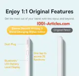 Baseus Smooth Writing 3 Stylus Magnetic Design - Stylet LED pour Apple Ipad