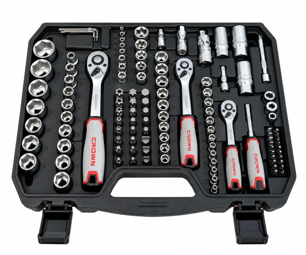 Caisse a outils 171PCS CROWN CPHSW-XE171BDA
