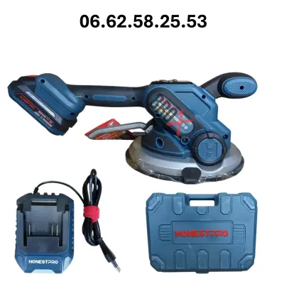 Ventouse Vibrante Sans-fil 1 Batterie 21V HONESTPRO YAE4580 17500 د.ج