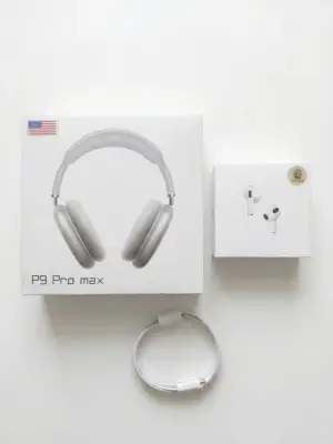 Pack p9 pro max + airpod 3 + cable