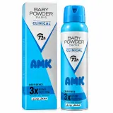 AMK Baby Powder Paris Déodorant Clinical 72H – Parfum Poudré 150ML