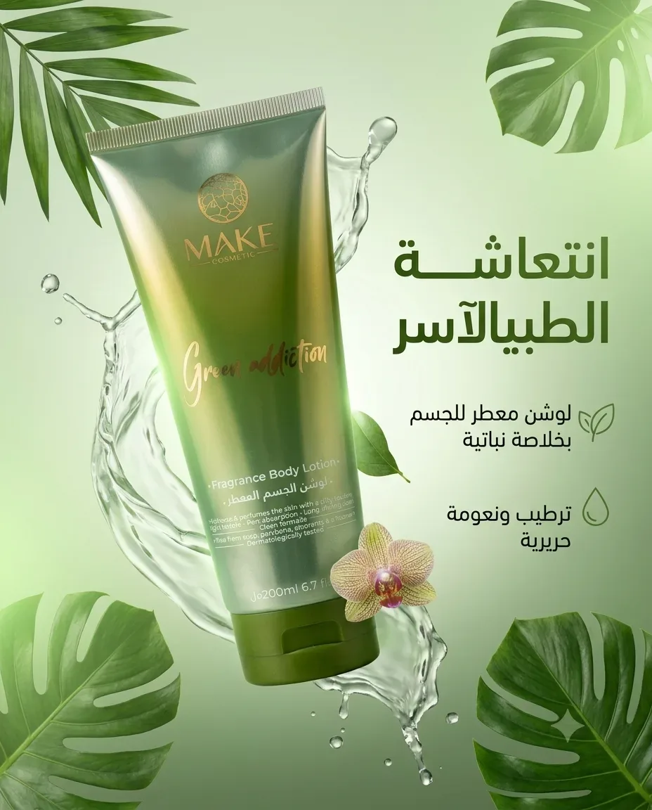 Make لوشن الجسم معطر green addiction 200ml
