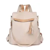 Sac à Dos Femme Élégant et Tendance Style Chic Couleur Beige SACKDS26BG - حقيبة ظهر نسائية عصرية بتصميم أنيق متعددة الاستخدامات