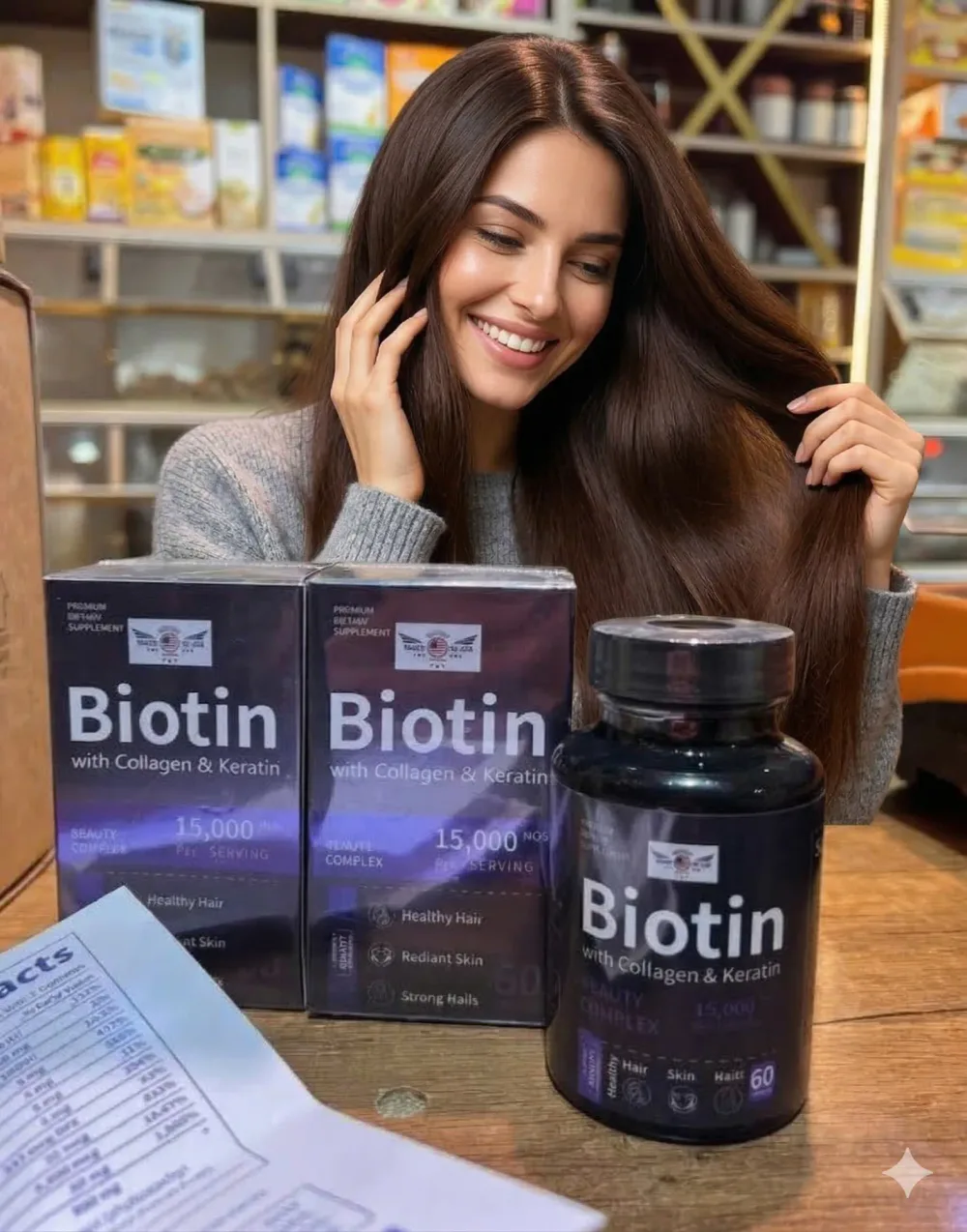 Biotin with Collagen & Keratin