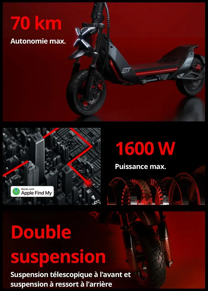 NINBOT ZT3 PRO (SECONDE MAINS)