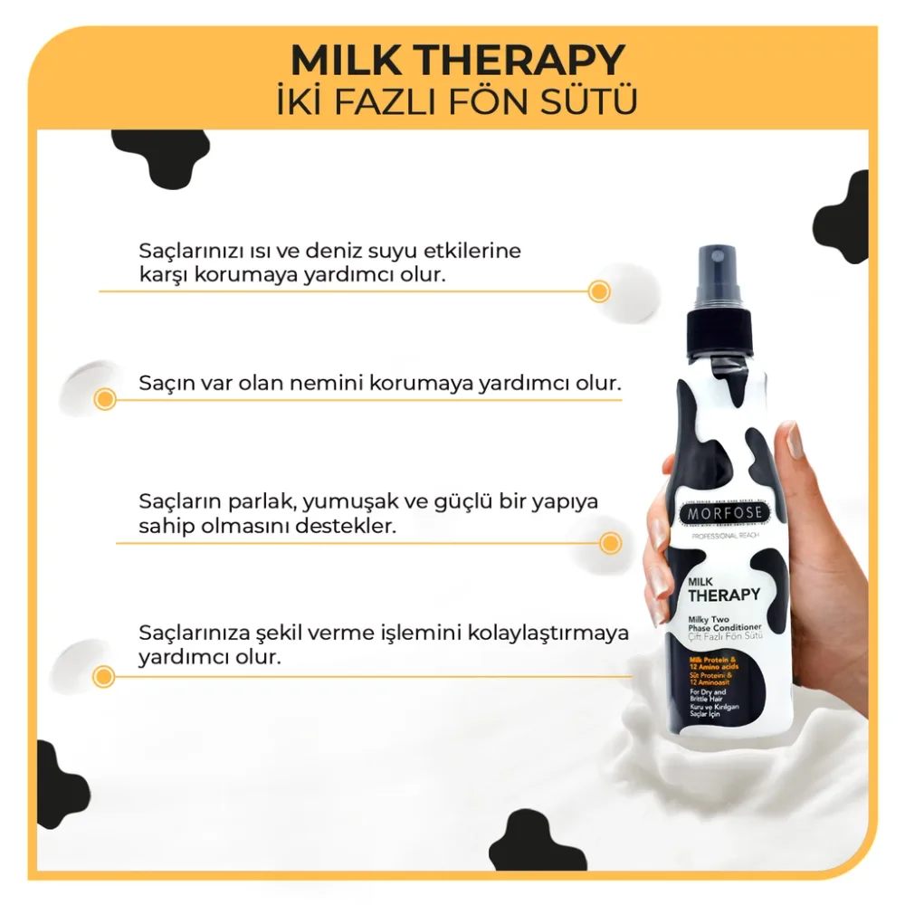 Lait séchant biphasé Morfose Milk Therapy 220 ml