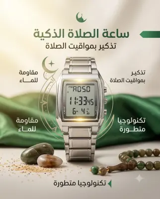 ساعة الصلاة رجالية ونسائية