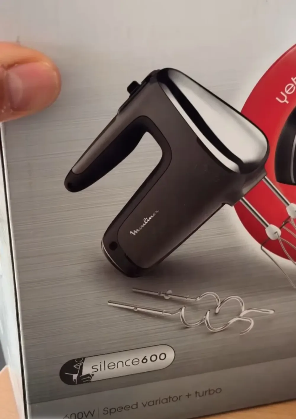 Moulinex Powermix Silence – Batteur à Main 600W, Ultra Silencieux