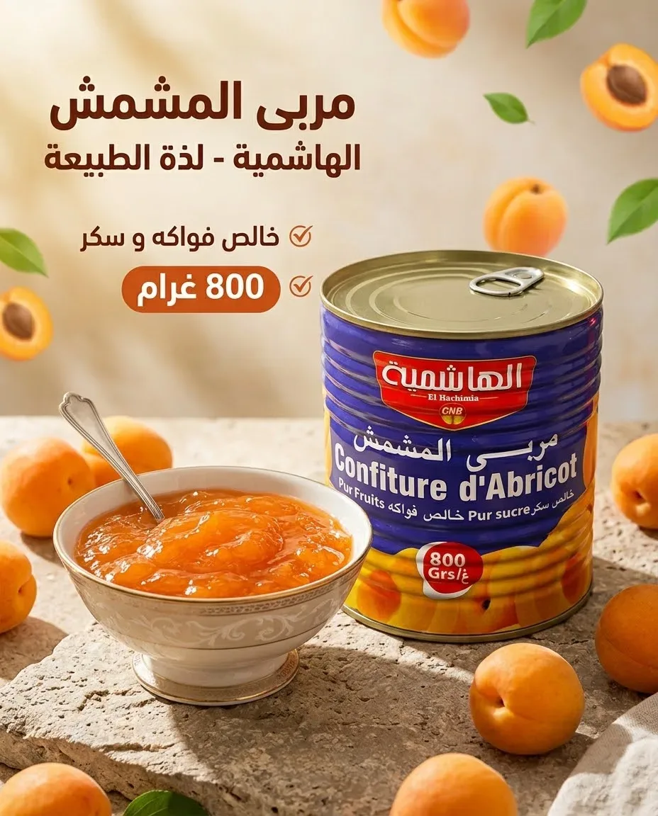 مربى المشمش 800غ_الهاشمية_