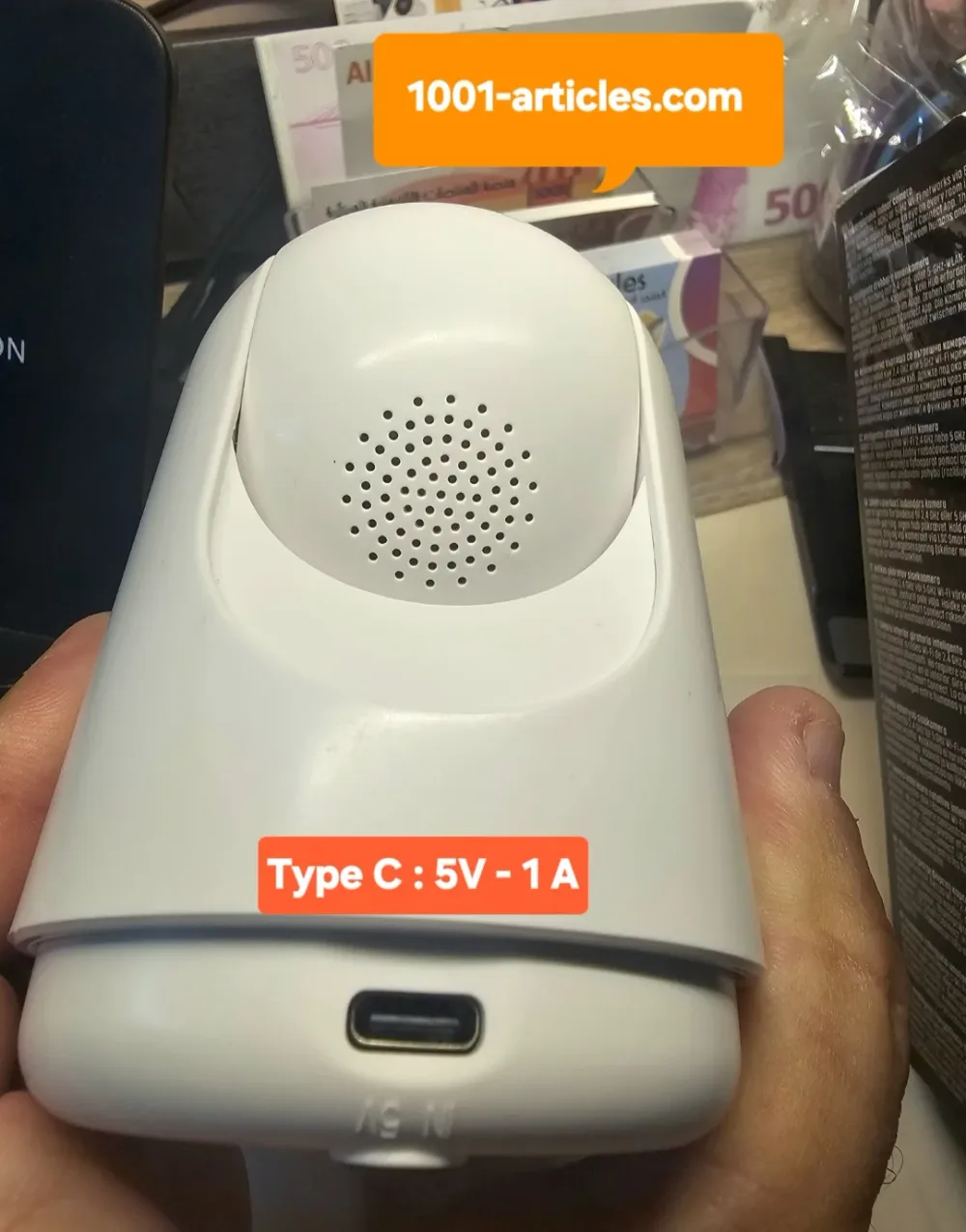 LSC Smart Rotative Camera, WIFI double bande, HD, Compatible Tuya Smart.