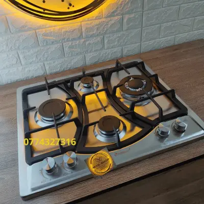 Plaque de Cuisson Multismart 4 Feux Inox Original avec Grilles Fonte - بلاك غاز 4 شعلات إينوكس مقاوم للصدأ