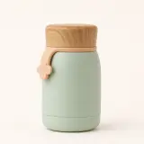 🍶 Mini Gourde Isotherme Design Bois "Mass Action"