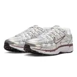 Nike P-6000 White Metallic Silver Tattoo Women's