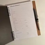 Black notebook