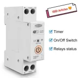 Disjoncteur intelligent TOMZN Tuya Wifi avec rail DIN