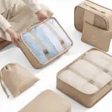 ✈️ مجموعة منظمات السفر الأصلية (9 قطع) 🧳✨