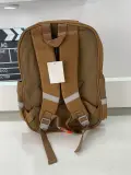 Sac à Dos Enfant Ludique avec Plusieurs Compartiment et un Peluche LM-5122 Marron – حقيبة ظهر للأطفال بني