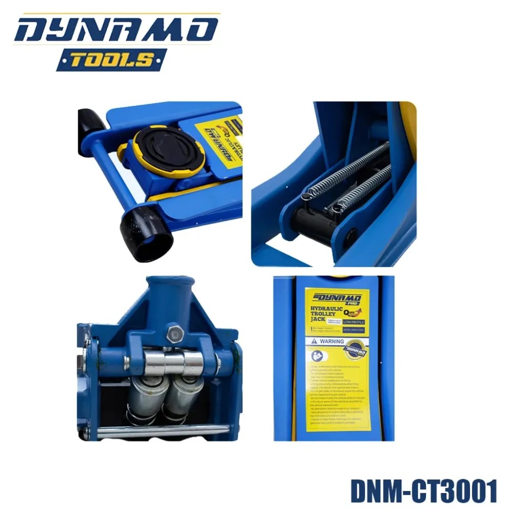 Cric chariot hydraulique professionnel 3TON DYNAMO DNM-CT3001