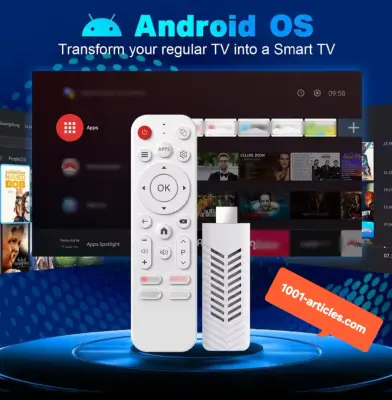 Smart StickTv Android 14, 4K - i96 D10, Google Tv, UltraHD .