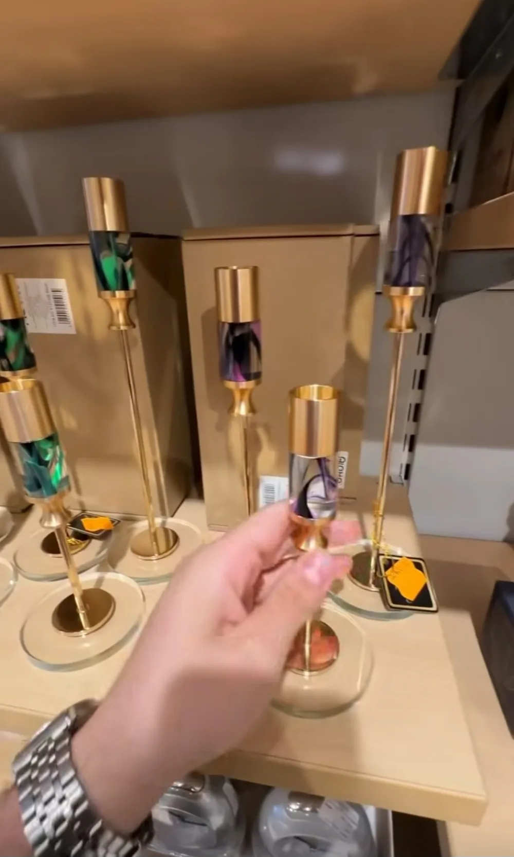 Porte bougie 3piéce