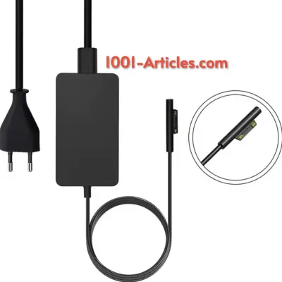 Adaptateur d'alimentation 65W 15V-4A pour Microsoft Surface.