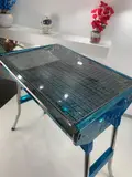 Barbecue Pliable en Acier Inoxydable pour Camping – شواية محمولة
