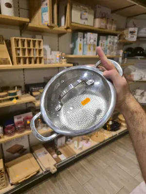 Cocotte "Art Collection" Triply Cookware avec Couvercle en Verre – 20/24cm