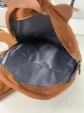 Ensemble de Sacs Snorlax 3Pcs Design Kawaii Marron – حقيبة مدرسية 3 قطع لون بني