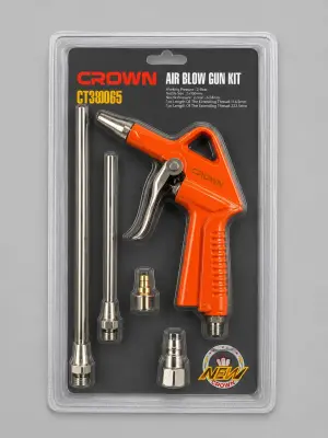 Pistolet soufflette 2,0mm/3.8mm 2-6bar CROWN CT38065