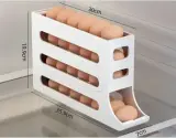 علبة و منظمة البيض بحجم عائلي 30 حبة 🥚🥚🥚