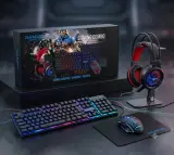 باك معدات gamer 4 in 1 كيبورد ماوس سماعات...الخ