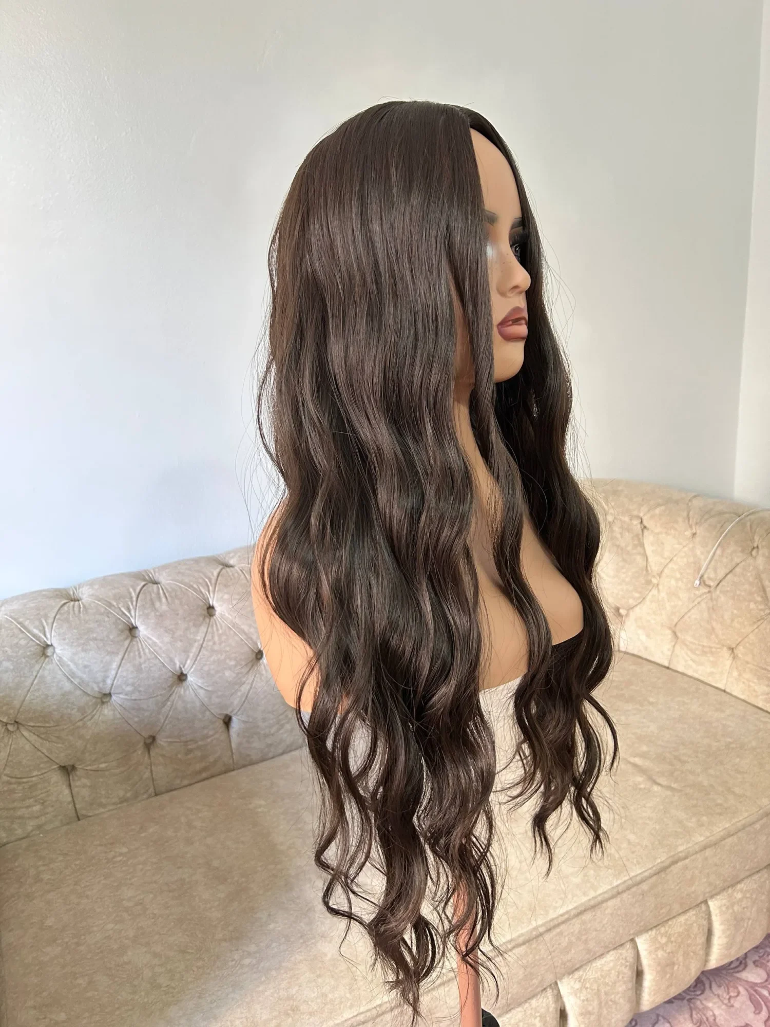 Perruque Blond sans meche
