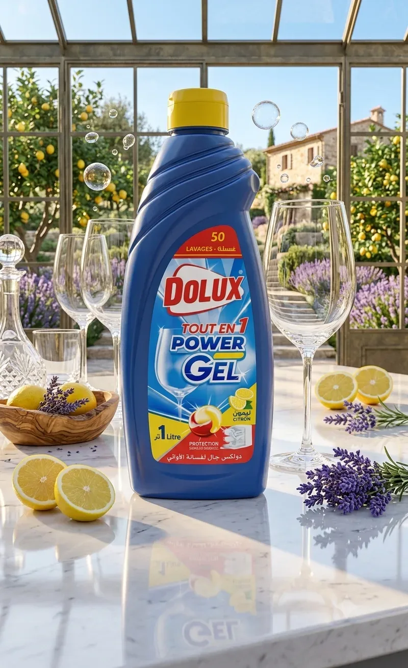 🍋⚡ DOLUX Tout en 1 Power Gel – جل غسالة الصحون المتكامل