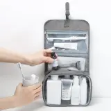 Trousse de Toilette de Voyage à Suspendre, Imperméable et Légère, Grande Capacité