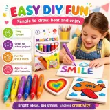 يولّي ولدك فنان صغير مع Popcorn Pens! 🌈✨