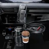 Plateau extensible 4 en 1 avec support de téléphone pour voiture – حامل أغراض ومشروبات في السيارة