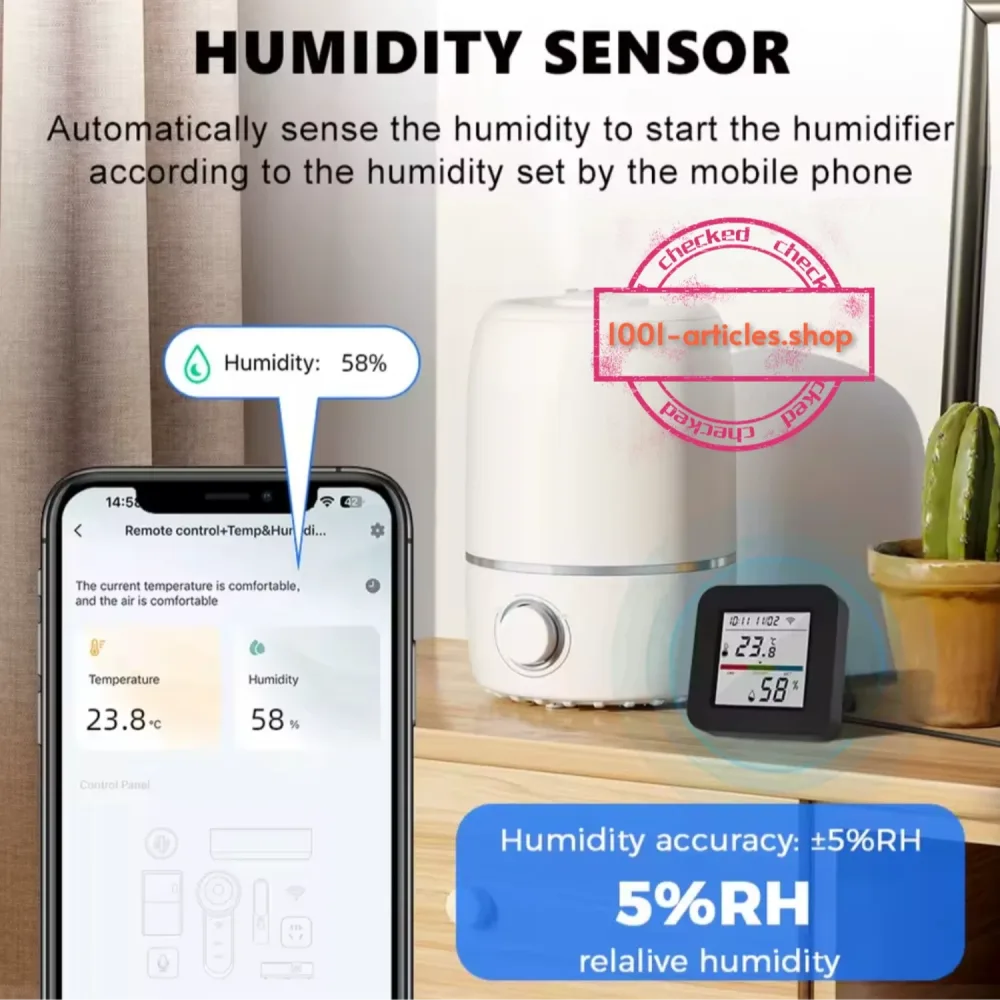 Tuya Smart IR Remote - Télécommande universelle connectée et hygromètre