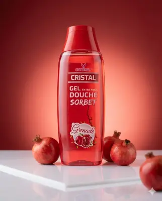 Cristal جال دوش بعطر الرمان 300ml