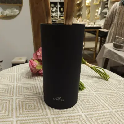 🔪 BLOC PORTE-COUTEAUX SABATIER AVEC 4 COUTEAUX BOIS