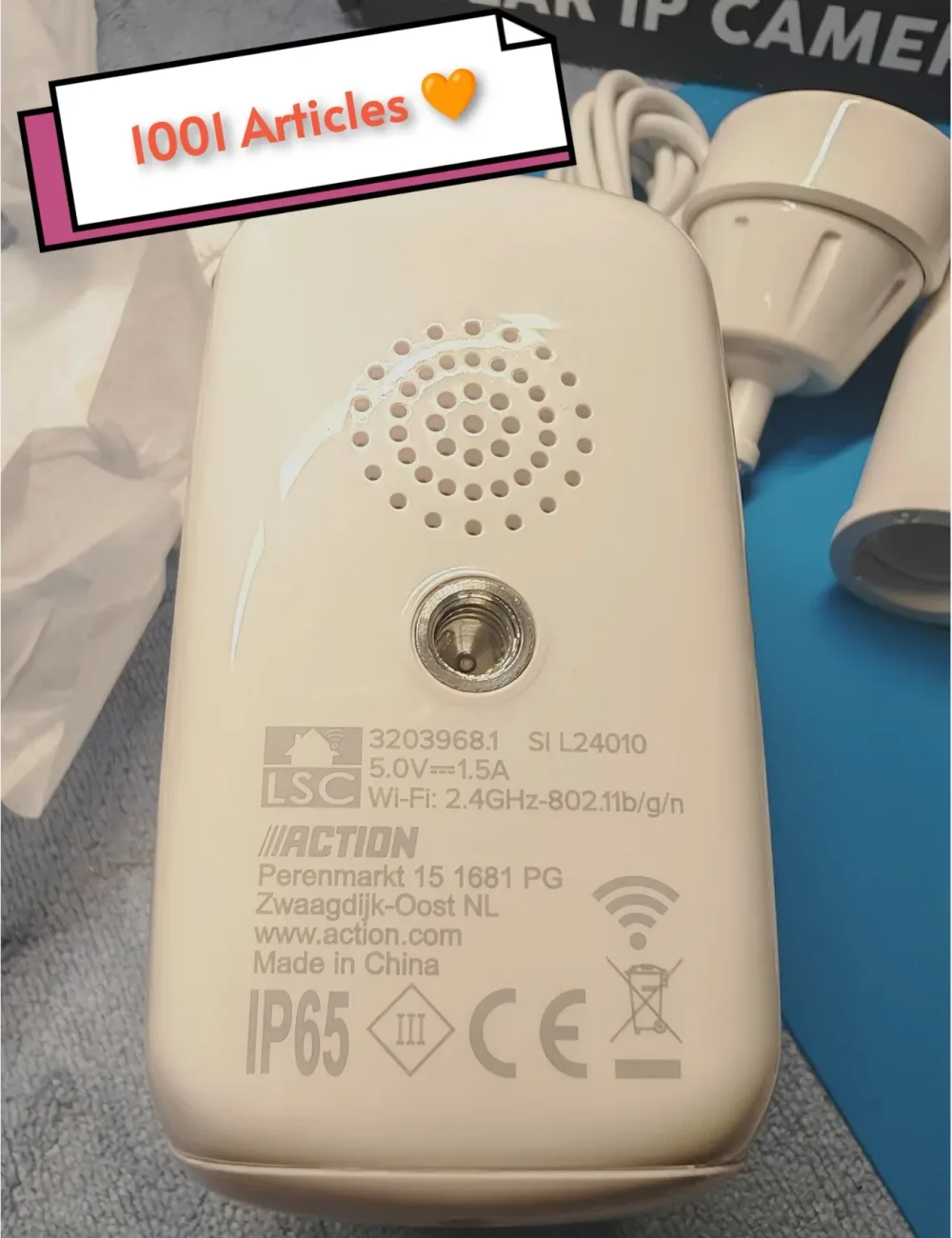 LSC SMART CONNECT, Caméra externe smart, à rechargement solaire