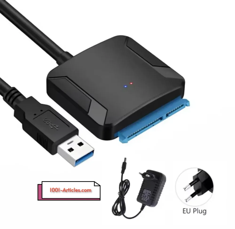 SATA to USB 3.0 Adapter Cable for 3.5/2.5 Inch
