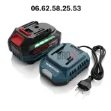 Meuleuse d’angle sans-fil brushless 21v HONESTPRO YAE6115