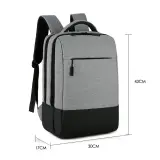 Sac à Dos Ordinateur Portable Multifonctionnel avec Port de Charge USB Grand Volume SACHM07GR - حقيبة ظهر متعددة الاستخدامات للكمبيوتر المحمول والعمل مع منفذ شحن