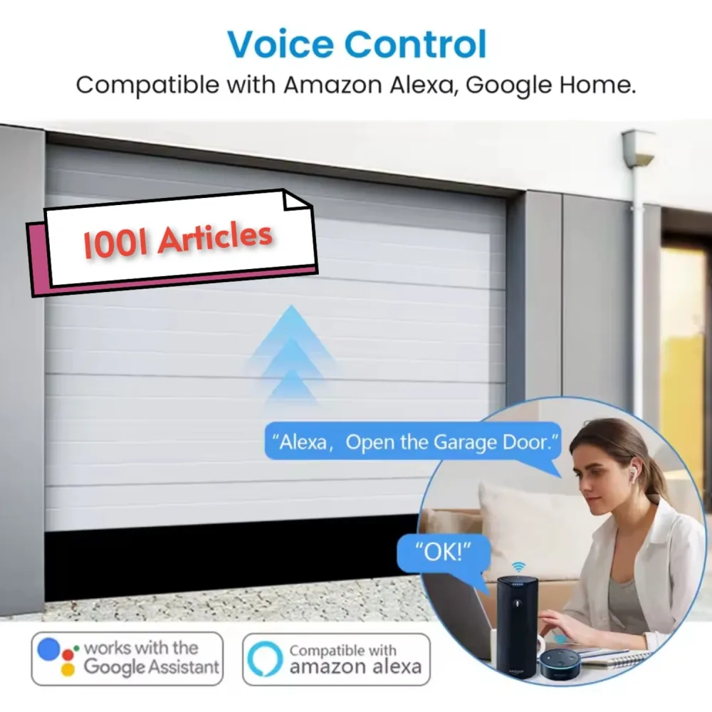 Module contrôleur ouvre porte de garage intelligent, étanche, Zigbee 3.0