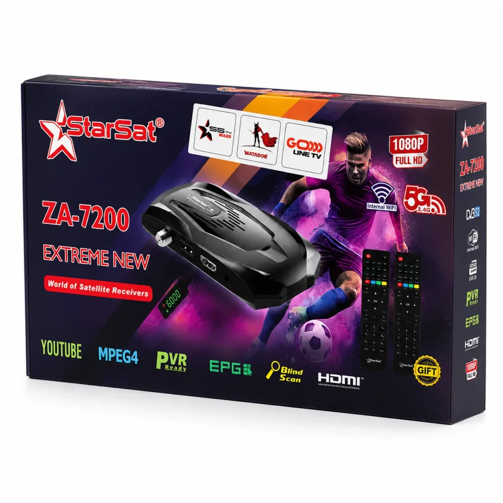 ستارسات StarSat ZA-7200 Extreme New