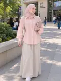 شميز  بقماش ناعم  و مستور   للمحجبة و غير المحجبة  طاي ستوندار بالالوان