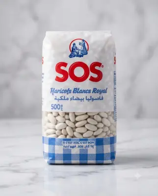 SOS فاصوليا بيضاء 500غ