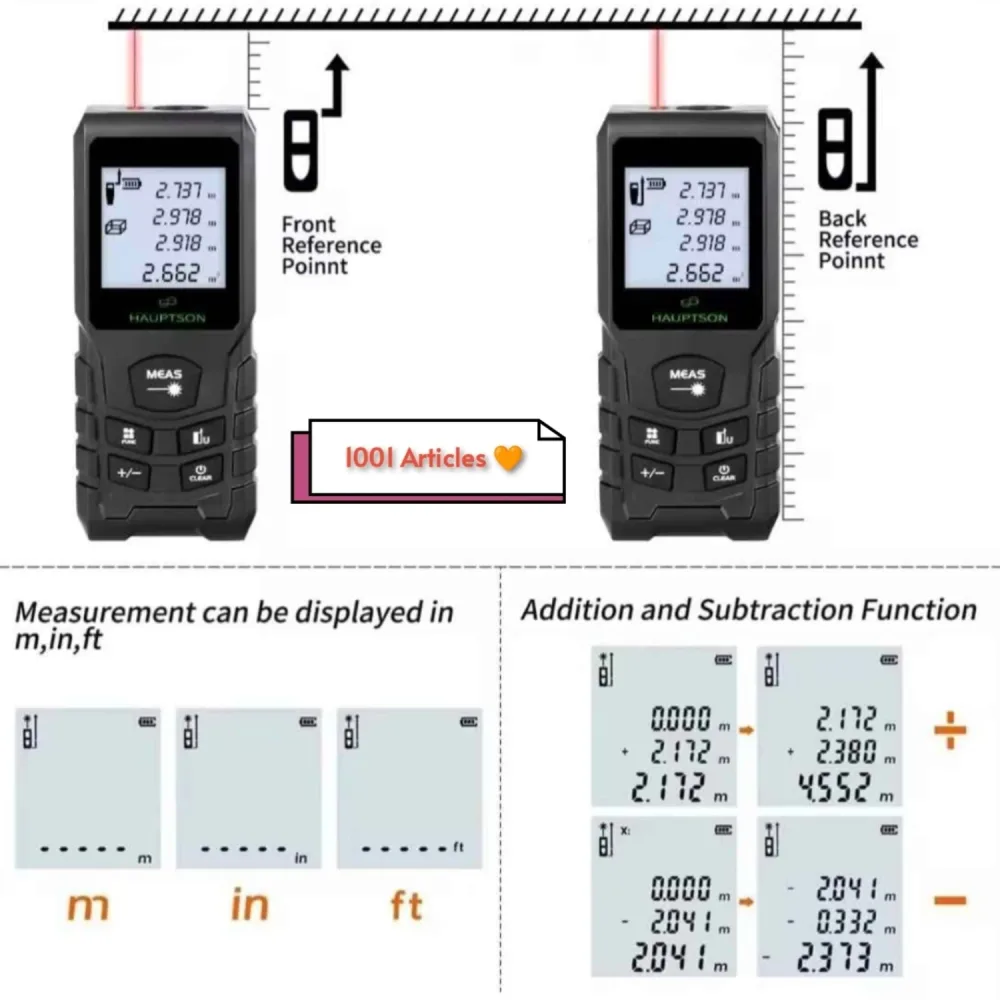 HAUPTSON Télémètre Laser - 70m