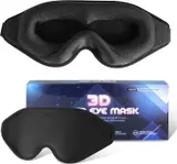 Masque de sommeil 3D ergonomique et profond amélioré avec sangle ajustable - قناع نوم مريح